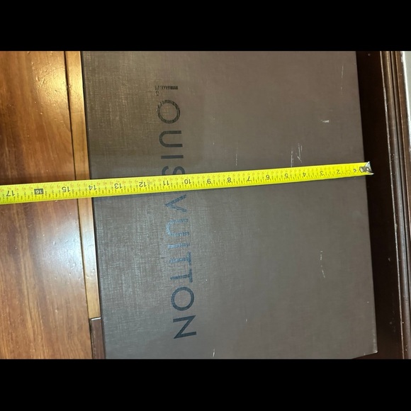Louis Vuitton Dark Brown and Cream Box empty new - Picture 6 of 8